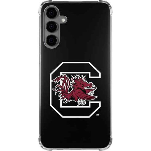 University of South Carolina Gamecocks Logo Black Galaxy S24 Plus Clear Case